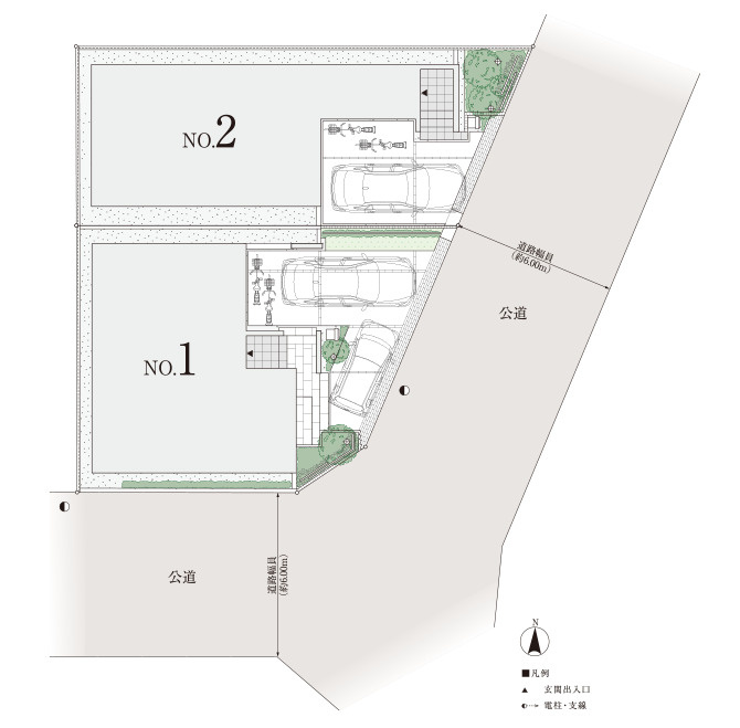 練馬区氷川台2丁目　デザイン性×機能性溢れる邸　最終1棟の区画図