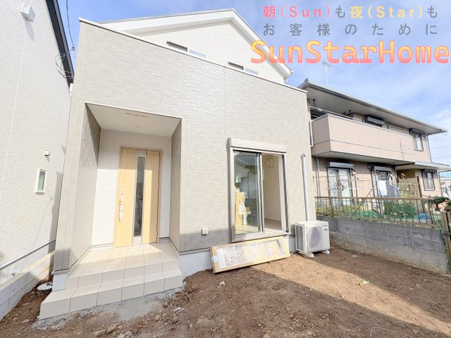 【サンスターホーム】瑞穂町殿ヶ谷　太陽光発電付き新築戸建3号棟の外観