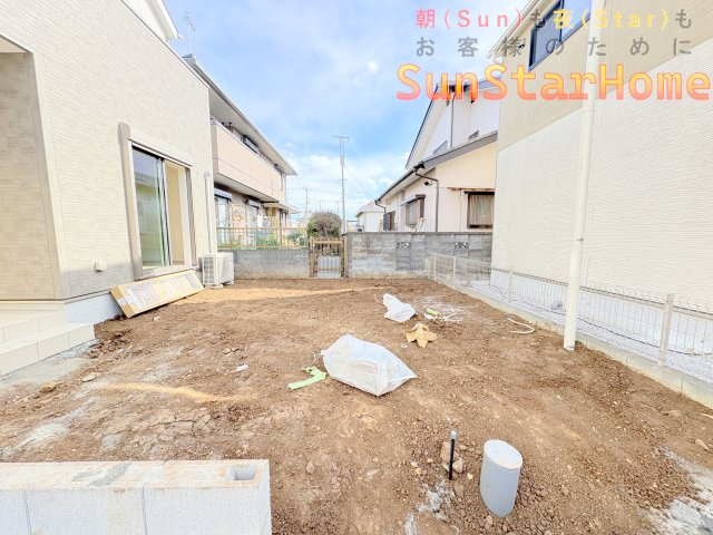 【サンスターホーム】瑞穂町殿ヶ谷　太陽光発電付き新築戸建3号棟の庭