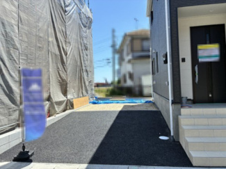 【駐車場】 | 大津市雄琴5丁目11　新築戸建 | 2026年5月撮影、駐車スペース