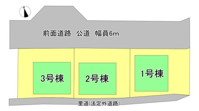 【区画図】 | 大津市雄琴5丁目11　新築戸建 | 区画図