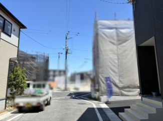 【前面道路含む現地写真】 | 大津市雄琴5丁目11　新築戸建 | 2026年5月撮影、前面道路