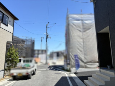 【前面道路含む現地写真】 | 大津市雄琴5丁目11　新築戸建 | 2026年5月撮影、前面道路
