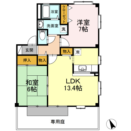 フォブール当新田　C棟