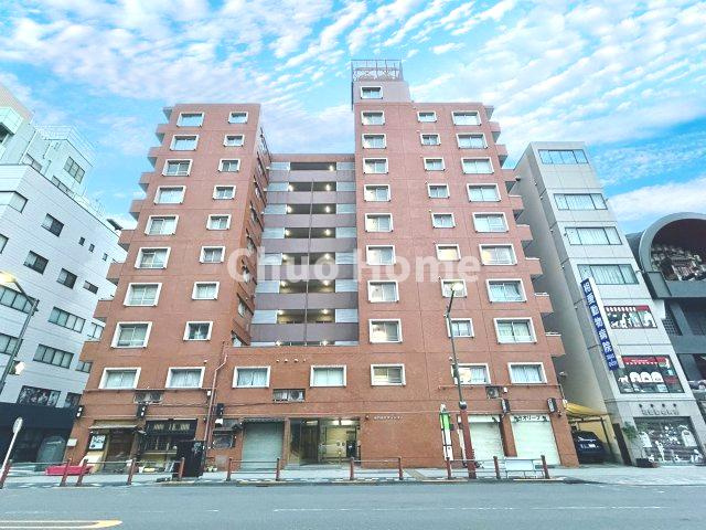 雷門永谷マンションの外観|が尾