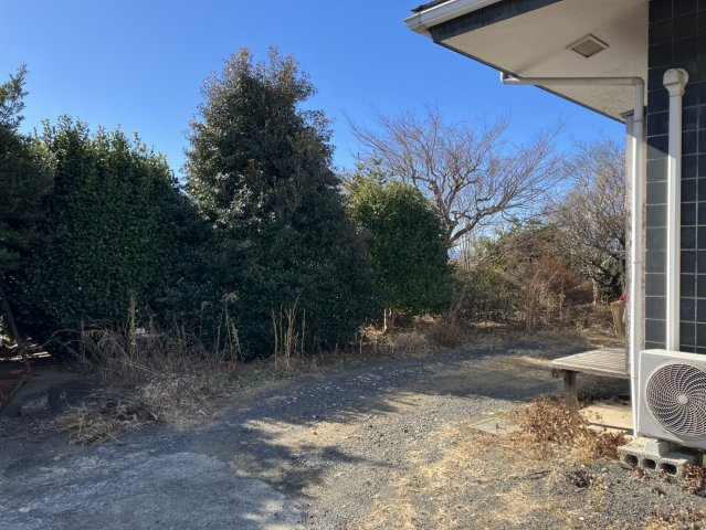 桐生市川内町四丁目中古戸建の庭