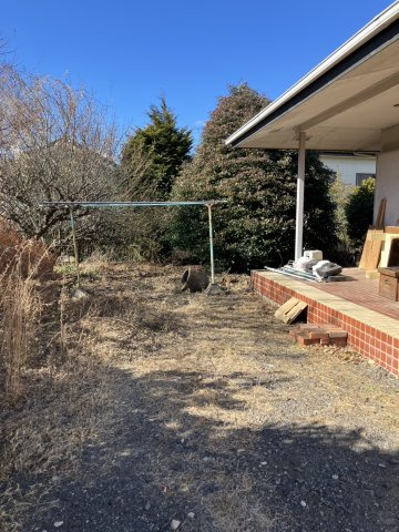 桐生市川内町四丁目中古戸建の庭