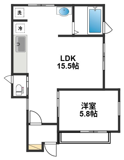 【間取り】 | シェモアⅡ