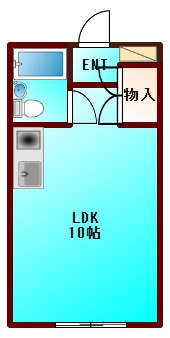 【間取り】 | コーポ岩谷