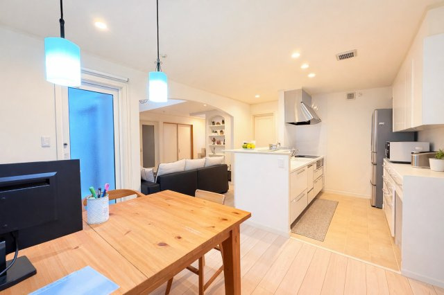 古河市下山町オール電化住宅の居間・リビング