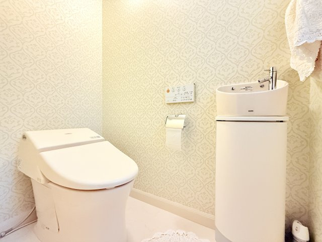 古河市下山町オール電化住宅のトイレ