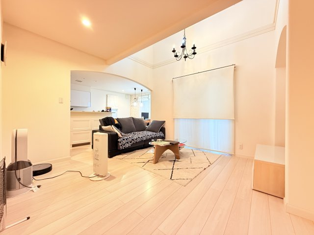 古河市下山町オール電化住宅の居間・リビング