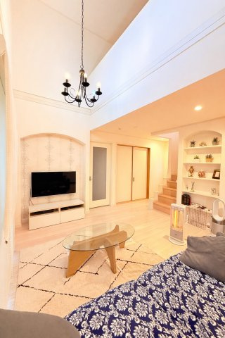 古河市下山町オール電化住宅の居間・リビング