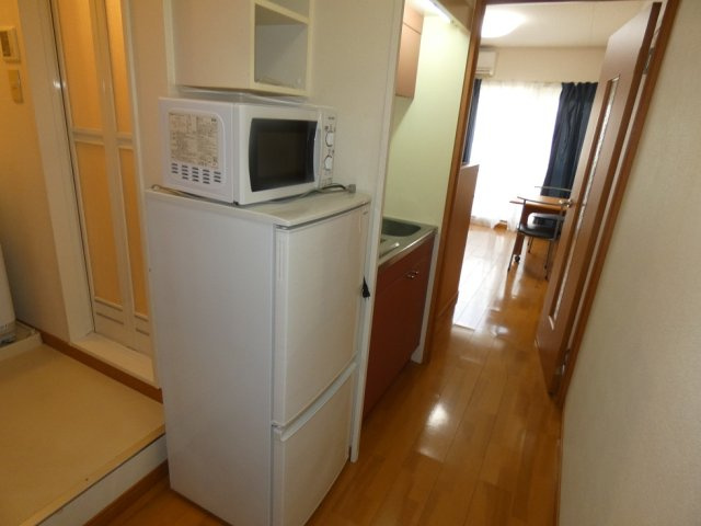 メモリーの設備|電子レンジ・冷蔵庫付きです