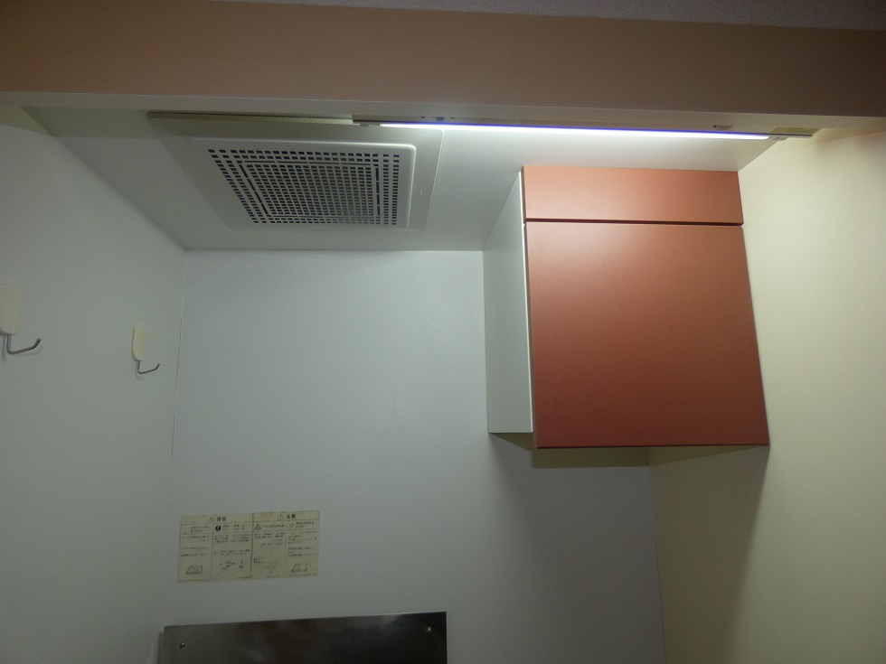 メモリーのキッチン|キッチン上収納です