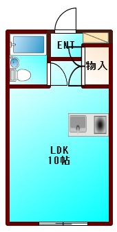 【間取り】 | コーポ岩谷