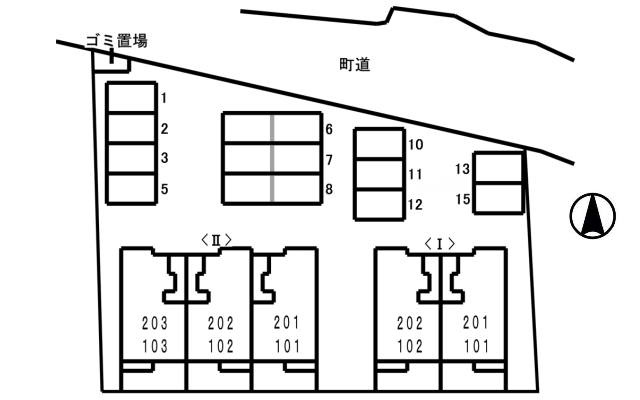アルバプラシードⅠの区画図