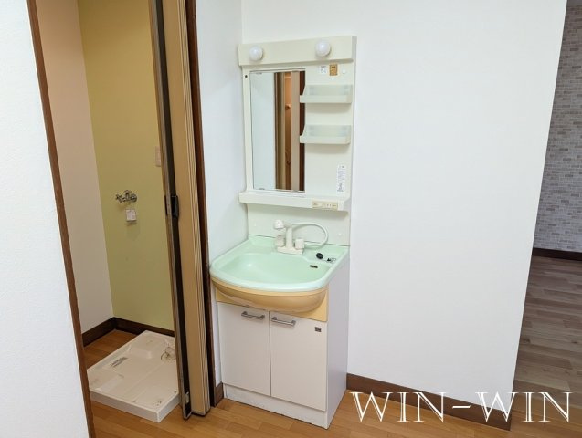 ヴィラ・シティハナナカの独立洗面台