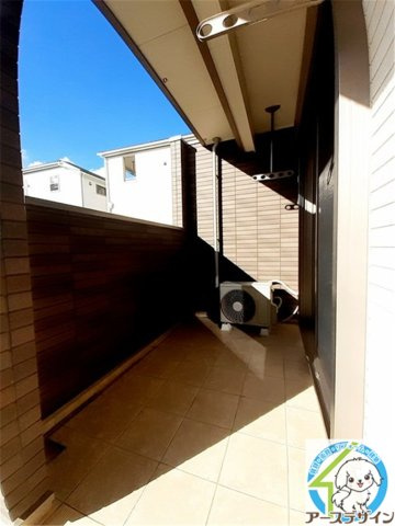 エンテラス池内　Bのバルコニー|※パース写真