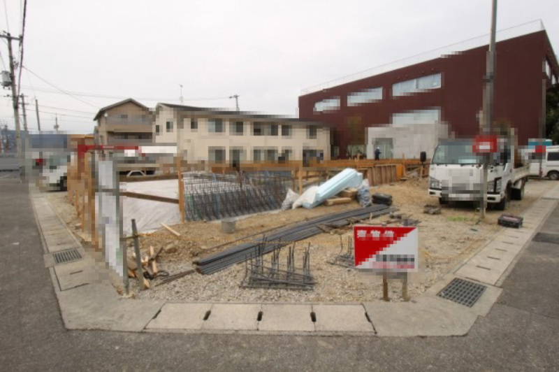 南金田（第1）　新築戸建　4号棟【全5区画】の外観|4号棟　土地面積　91.75㎡（約27.75坪）