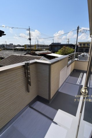 ハートフルタウン 　堀町2086番　Bのバルコニー|お部屋から出られるバルコニーです。ちょっと気分転換に外の景色を眺めて深呼吸もいいですね。