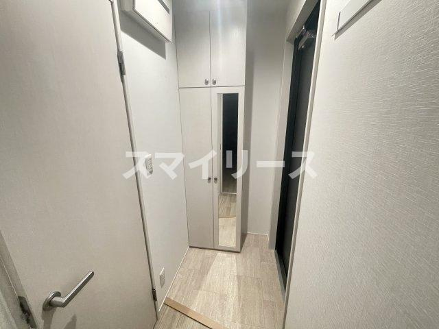 メゾンブランシュ北柏の玄関