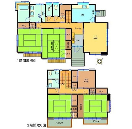 【間取り】 | 大室高原別荘地　戸建