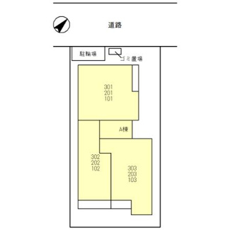 【区画図】 | フォンテーヌ　Ａ