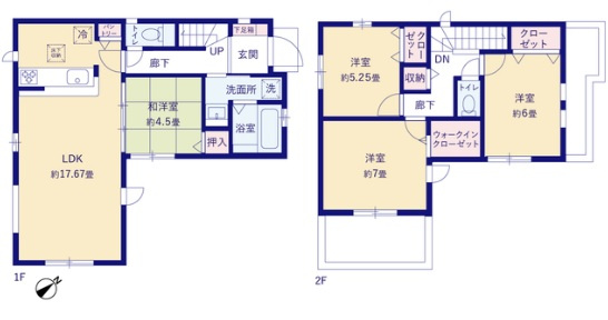 【洋室】 | グラファーレ船橋市三咲８丁目２５期