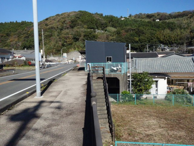 東伊豆町　白田の前面道路含む現地写真