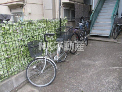 【その他共用部分】 | 八戸ノ里グリーンハイツ（八戸ノ里賃貸） | 駐輪場です