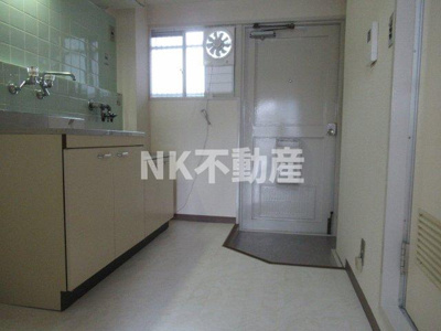 【居間・リビング】 | 八戸ノ里グリーンハイツ（八戸ノ里賃貸） | キッチンスペースです