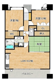 【間取り】 | パークシティ大阪サウスガーデンコート