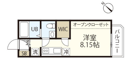 イリス草津東の間取り