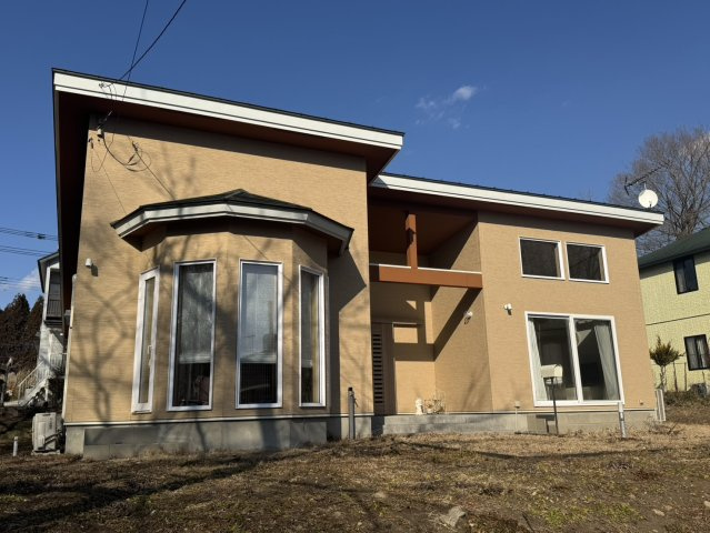 築浅の綺麗でおしゃれな平家♪　那須町高久丙の注文中古住宅の外観|落ち着いた雰囲気の外観です