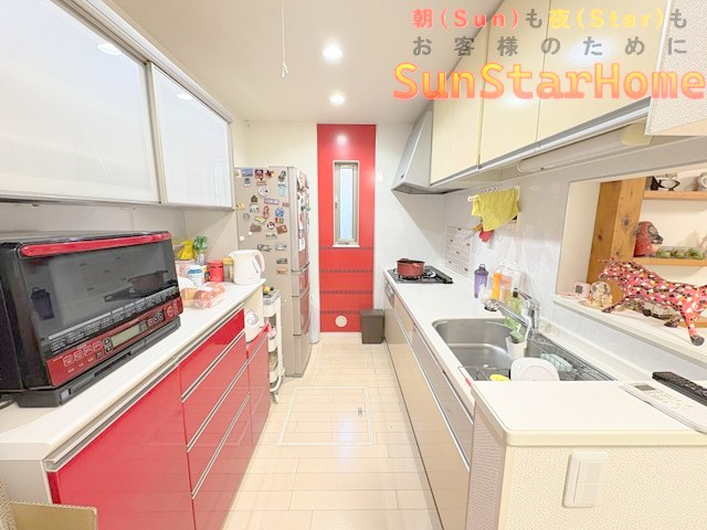 【サンスターホーム】瑞穂町　長岡1丁目　中古戸建てのキッチン