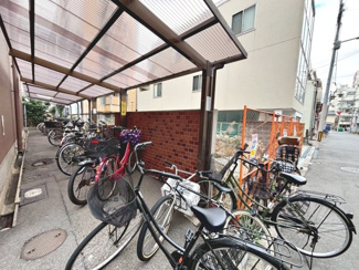 【駐輪場】 | サントピア九条 | CoDeliまで徒歩３分！セブンイレブンまで徒歩３分！スギ薬局まで徒歩３分！ニトリまで徒歩１０分！お買い物に便利な立地ですよ♪