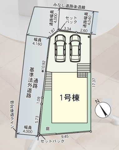 【区画図】 | 福岡市南区屋形原2丁目第9　1号棟（全1棟）【仲介手数料無料・0円】 | 区画図です。2号棟