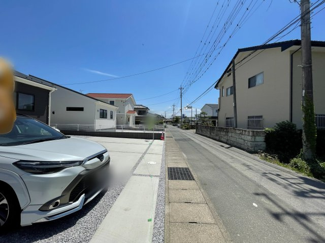 新築戸建・新築建売　太田市第1花香塚町　綿打小学校・綿打中学校の前面道路含む現地写真