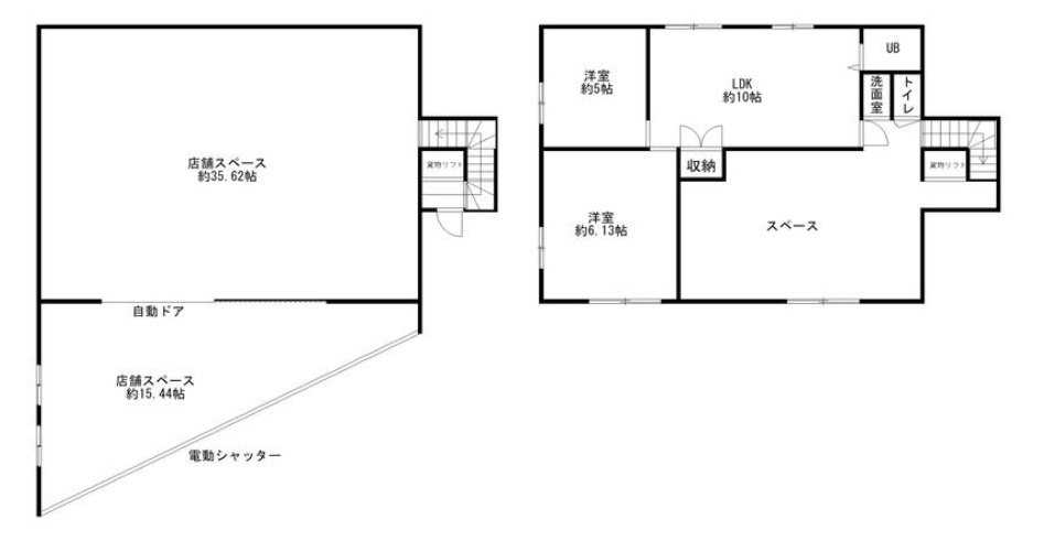 俊徳町5丁目テナントの間取り