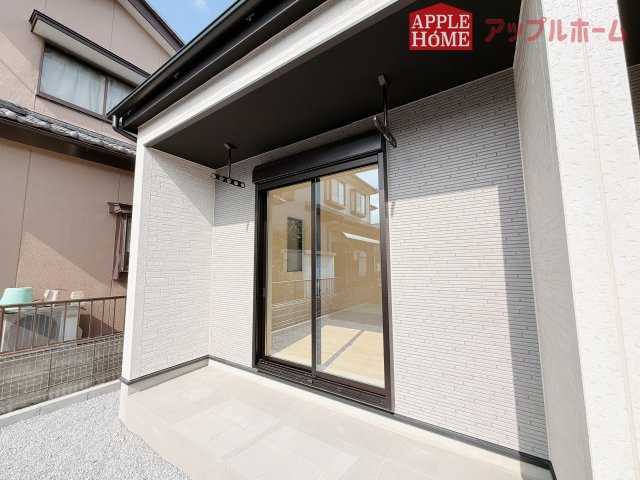 [新築住宅] 行田市矢場 平屋 全2棟のその他|家族分の洗濯物もしっかり干せます。日当たりも良く、毎日のお洗濯が楽しくなりそう♪