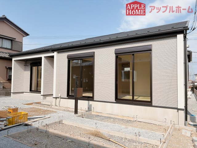 [新築住宅] 行田市矢場 平屋 全2棟の外観|ぜひ現地にて、実際の建物・街並み・日当たり等ご確認下さい♪お問い合わせはお気軽に☆　TEL「0120-466263」