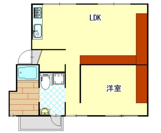 SISA野里Ⅱの間取り