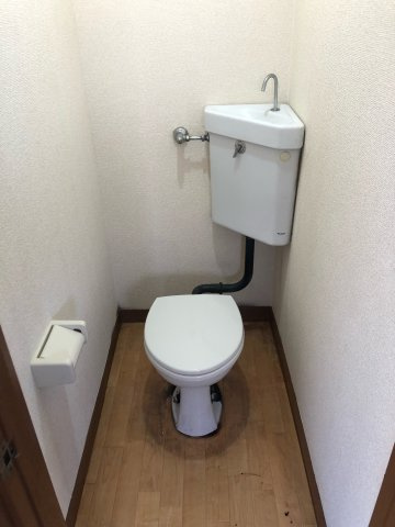 伊草ハイツのトイレ|落ち着いた色調のトイレです