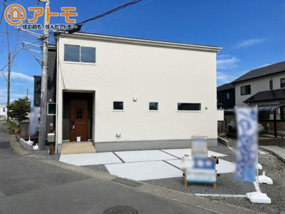 【外観】 | 富士市水戸島　新築戸建て　全1棟 | シンプルな外観は飽きの来ないデザインです♪