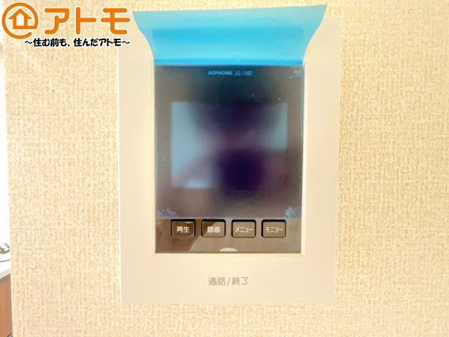 【防犯設備】 | 富士市水戸島　新築戸建て　全1棟 | TVモニター付きインターホンは訪問者を確認することができ、防犯性に優れています♪