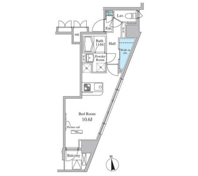 SK-ONE市ヶ谷の間取り