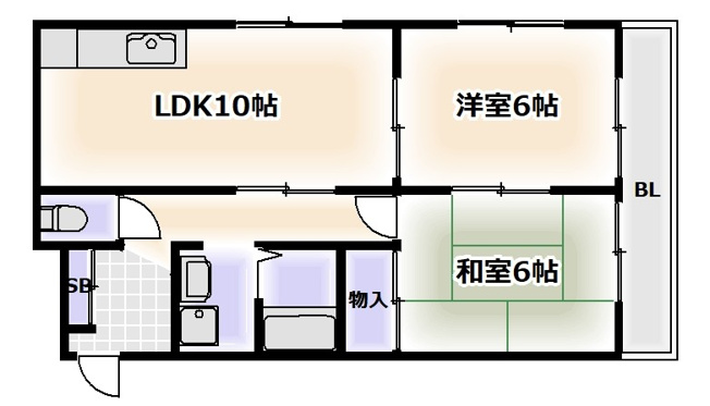 【間取り】 | エスアール丸山通