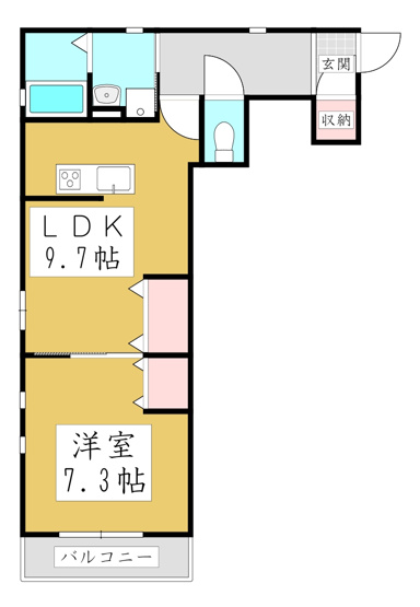 【間取り】 | グランデ　スペランサ