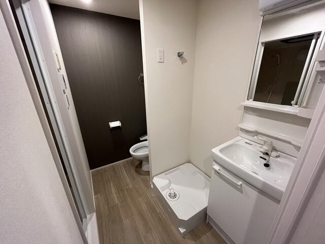 ワンネス西品川の洗面所|洗面スペースは収納付きで便利 